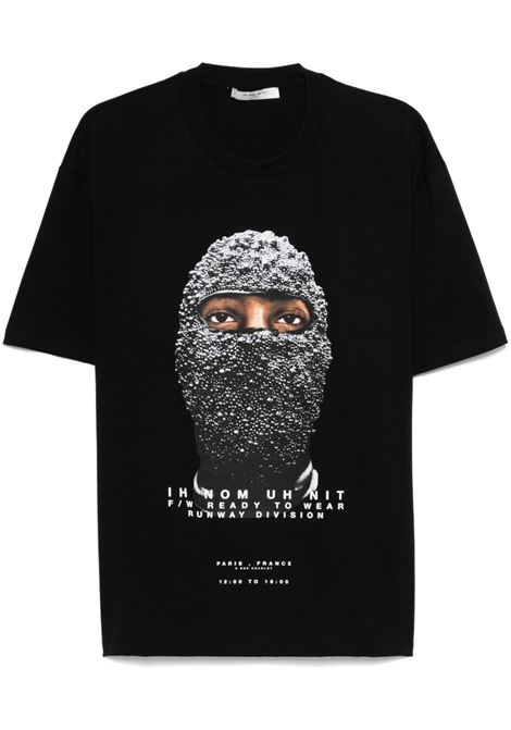 T-shirt mask future in nero ih nom uh nit - uomo